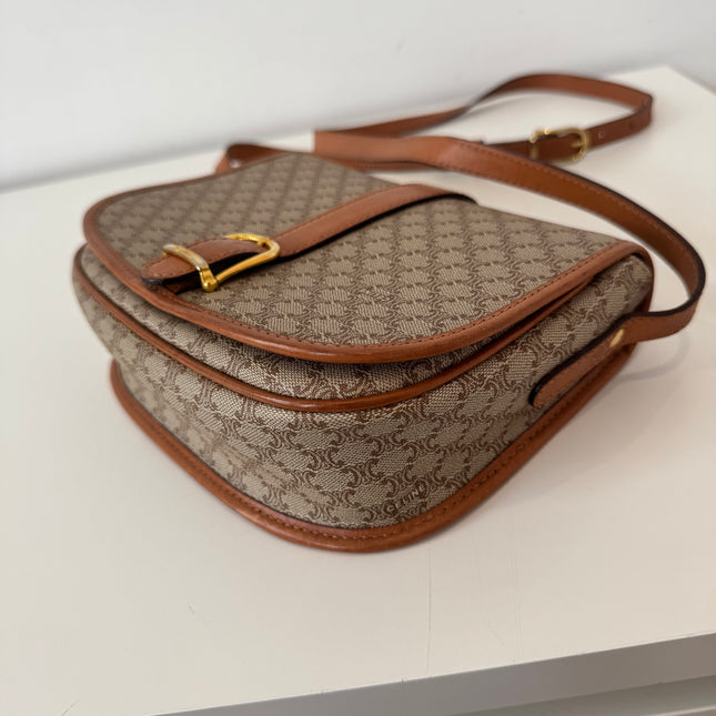Sac Celine Beige Macadam bandoulière