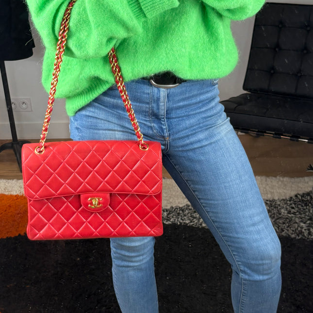 Sac Chanel Maxi Timeless double vintage