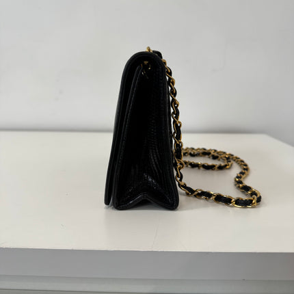 Sac Chanel Lézard Noir