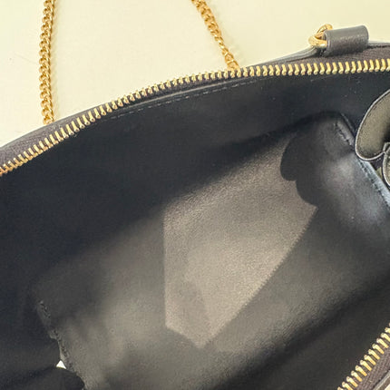 Sac Celine Clutch cuir noir