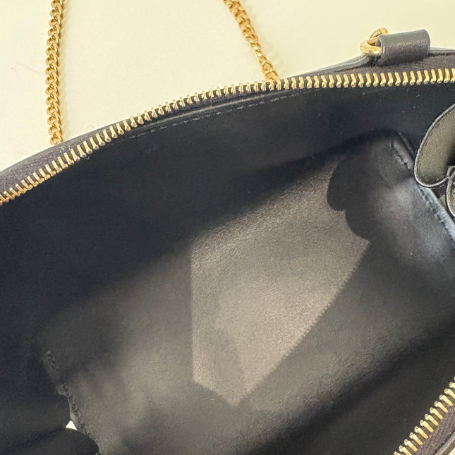 Sac Celine Clutch cuir noir
