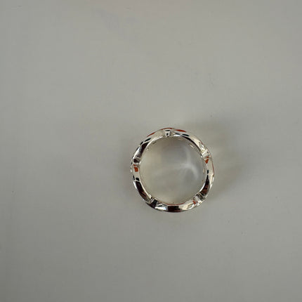 Bague Hermès chaîne d’ancre T53