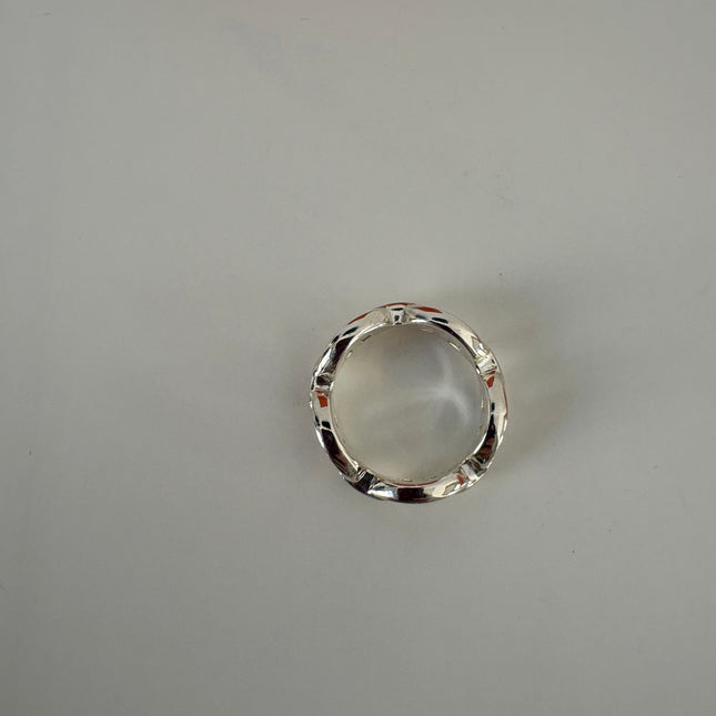 Bague Hermès chaîne d’ancre T53