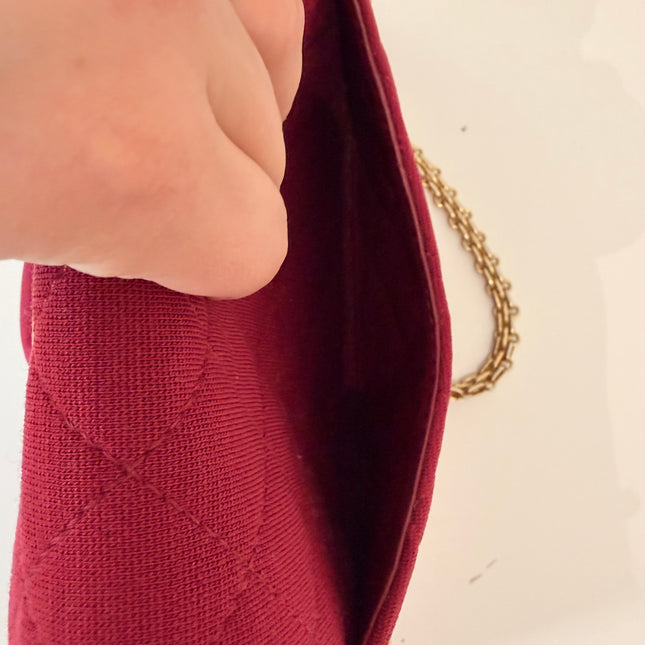 Sac Chanel 2.55 jersey framboise
