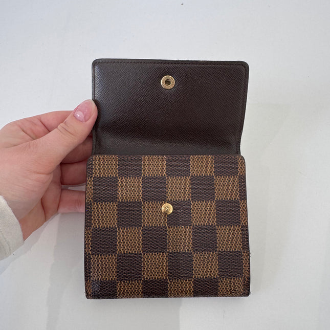 Portefeuille Elise Louis Vuitton Damier