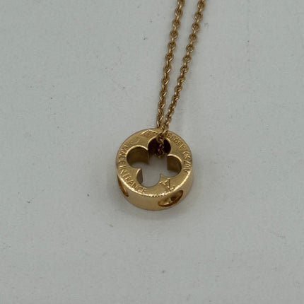 Collier pendentif Louis Vuitton Empreinte or jaune