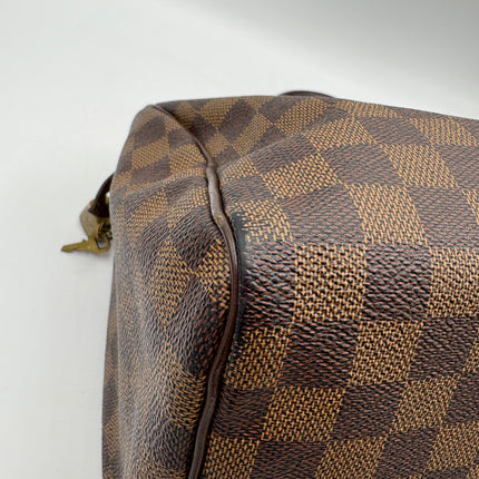 Sac Louis Vuitton Speedy 30 damier ébène