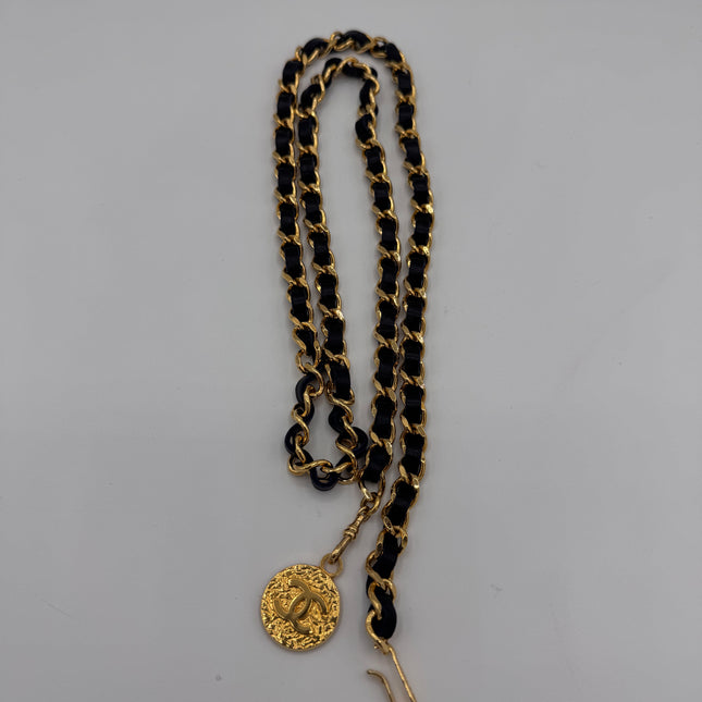 Ceinture Chanel Vintage Marine