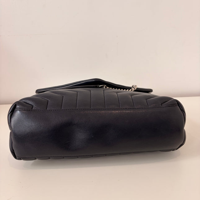 Sac Saint Laurent Loulou Medium Marine