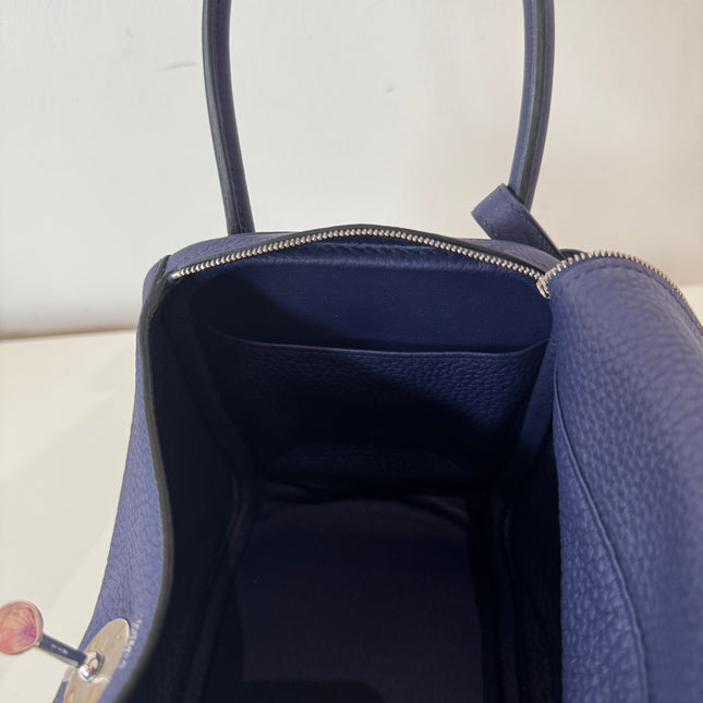 Sac Hermès Lindy 26 marine