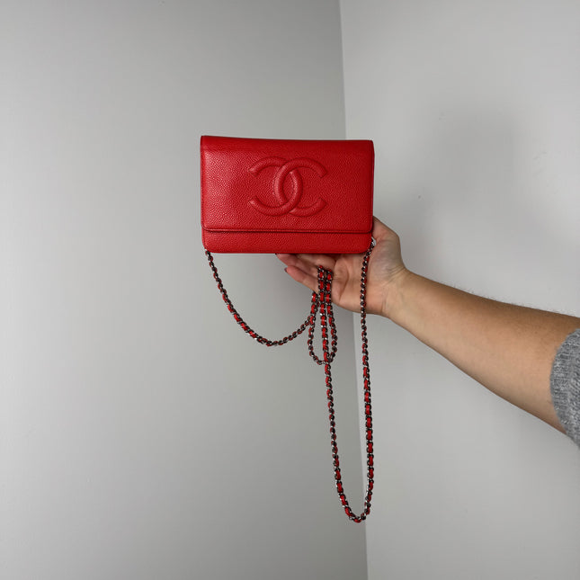 Sac Chanel Wallet on chain Corail