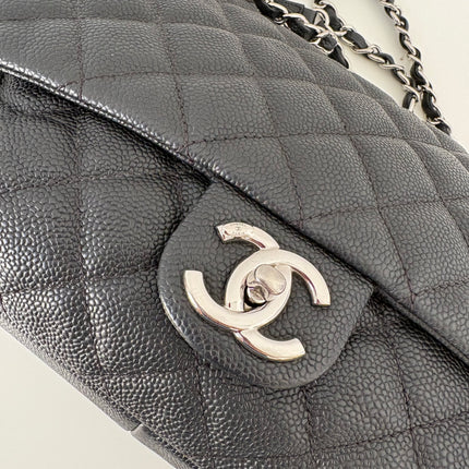Sac Chanel single flap souple noir