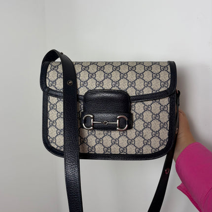 Sac Gucci Horsebit 1955 GM Marine