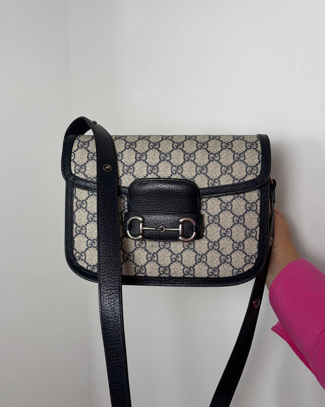 Sac Gucci Horsebit 1955 GM Marine