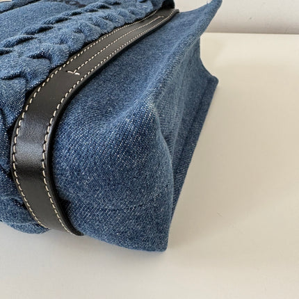 Sac Chloé Woody Bleu jean