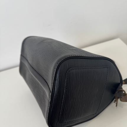 Sac Louis Vuitton Speedy 30 Cuir Épi Noir