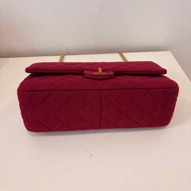 Sac Chanel 2.55 jersey framboise