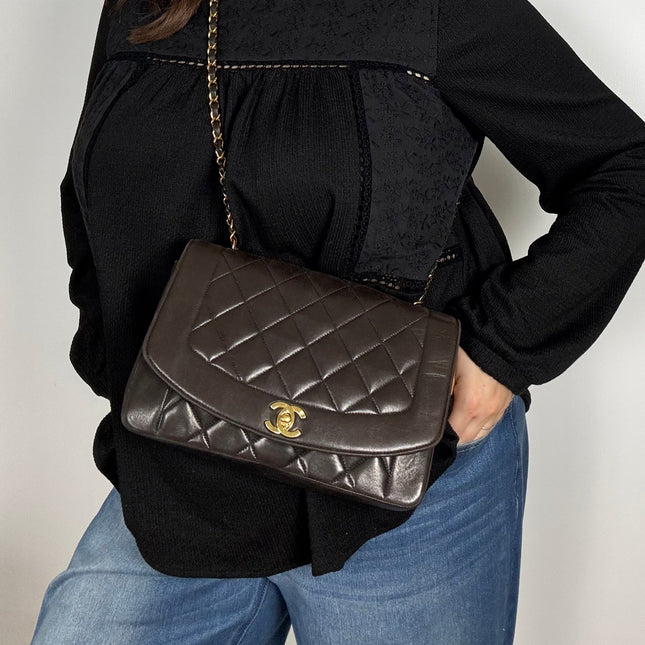 Sac Diana GM Chanel Chocolat