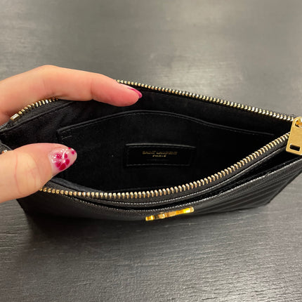 Pochette Cassandre Zippée Saint Laurent