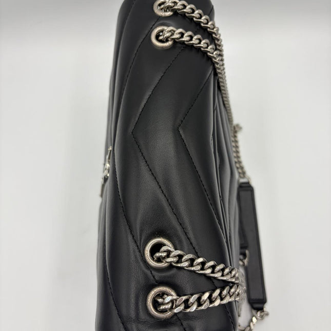 Sac Saint Laurent Loulou small bijouterie argent