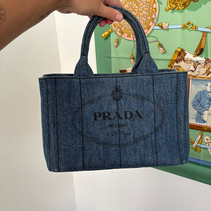 Sac Cabas Denim Prada Tu