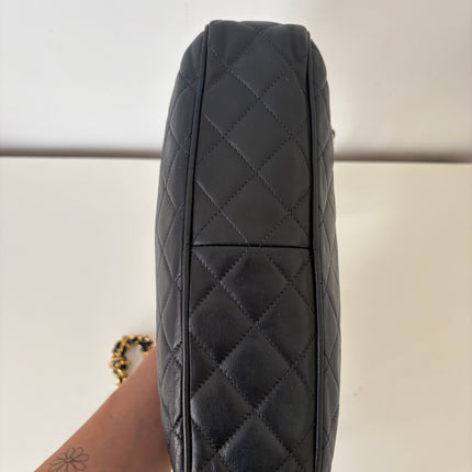 Sac Chanel Caméra GM vintage bleu nuit