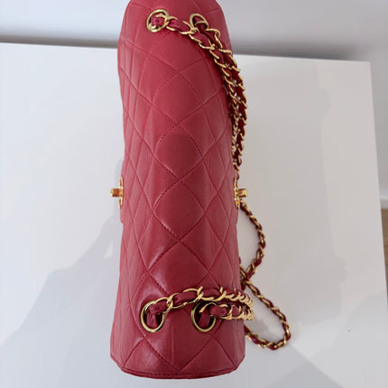 Sac Chanel Maxi timeless Double vintage Rouge