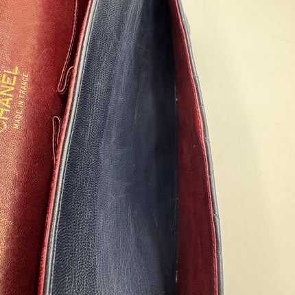 Sac Chanel Vintage Timeless Marine