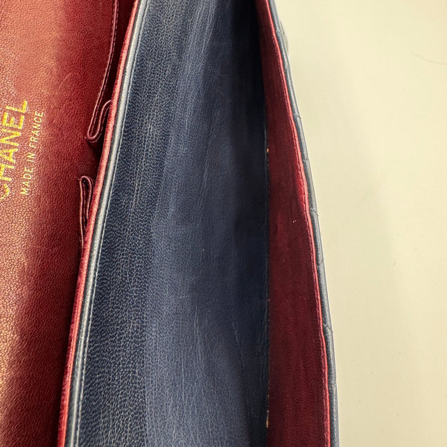 Sac Chanel Vintage Timeless Marine