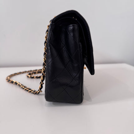 Sac Chanel Timeless vintage 25 cm noir