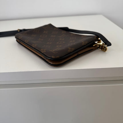 Sac pochette double zip Louis Vuitton reverse