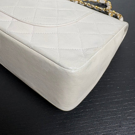 Sac Chanel Timeless Blanc cassé 25 cm