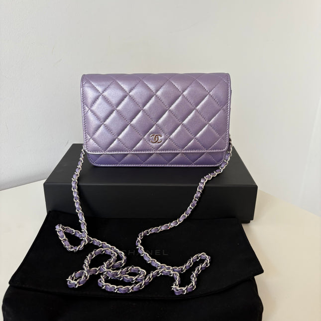 Sac Chanel wallet on chain Violet