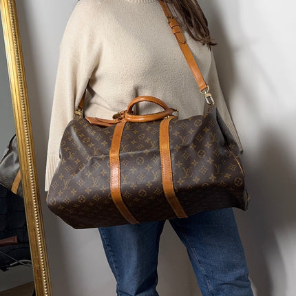 Sac Keepall 50 bandoulière Louis Vuitton