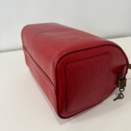 Sac Louis Vuitton Speedy 25 Épi Rouge