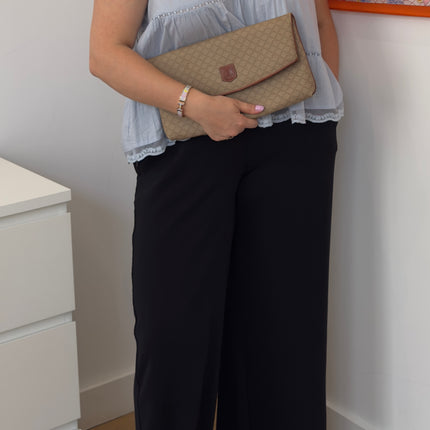 Pochette Celine Beige Macadam