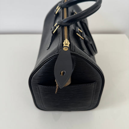 Sac Louis Vuitton Speedy 30 Cuir Épi Noir