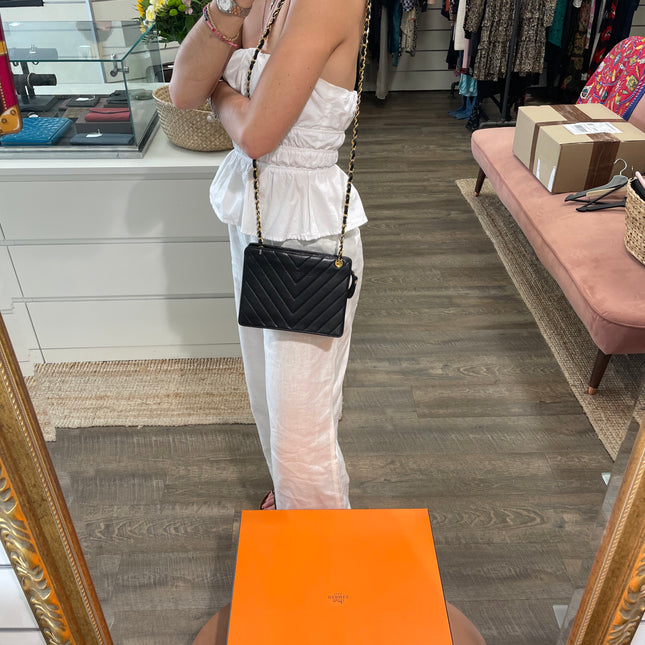 Sac Caméra Chevrons Chanel