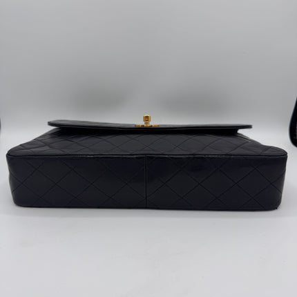 Sac Chanel classique flap grand bandoulière vintage
