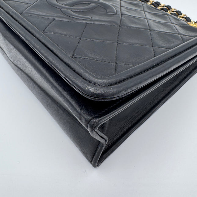 Sac Chanel Single flap Vintage Noir