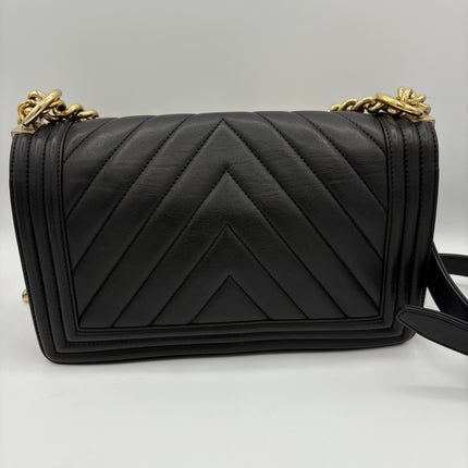 Sac Chanel Boy chevrons médium
