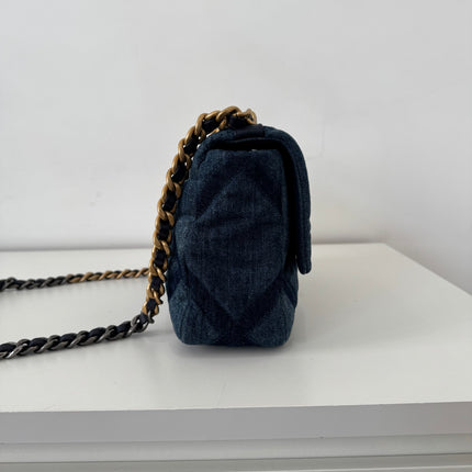Sac Chanel 19 Small denim