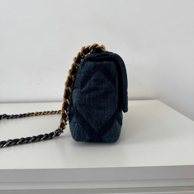 Sac Chanel 19 Small denim
