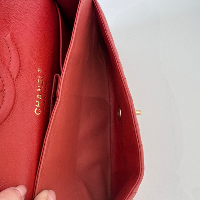 Sac Chanel Timeless 25 cm Chevrons Blush
