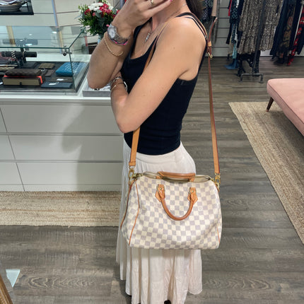 Louis Vuitton Speedy 30 Damier Azur