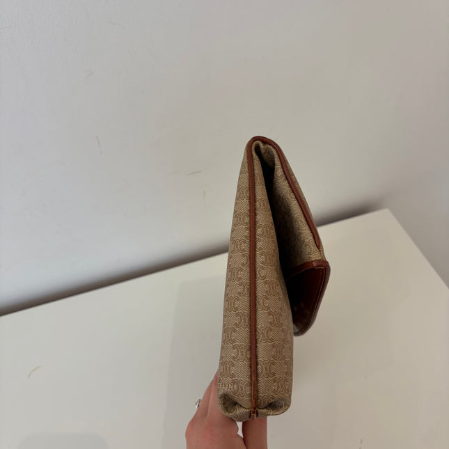 Pochette Celine Beige Macadam
