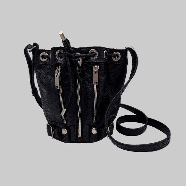 Sac Saint Laurent Rider Python