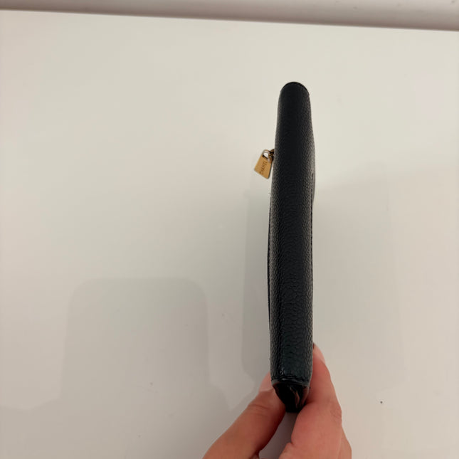 Portefeuille Chanel CC Caviar noir