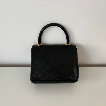 Sac Chanel vintage top handle noir