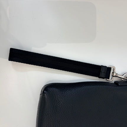 Pochette en cuir Gucci noir